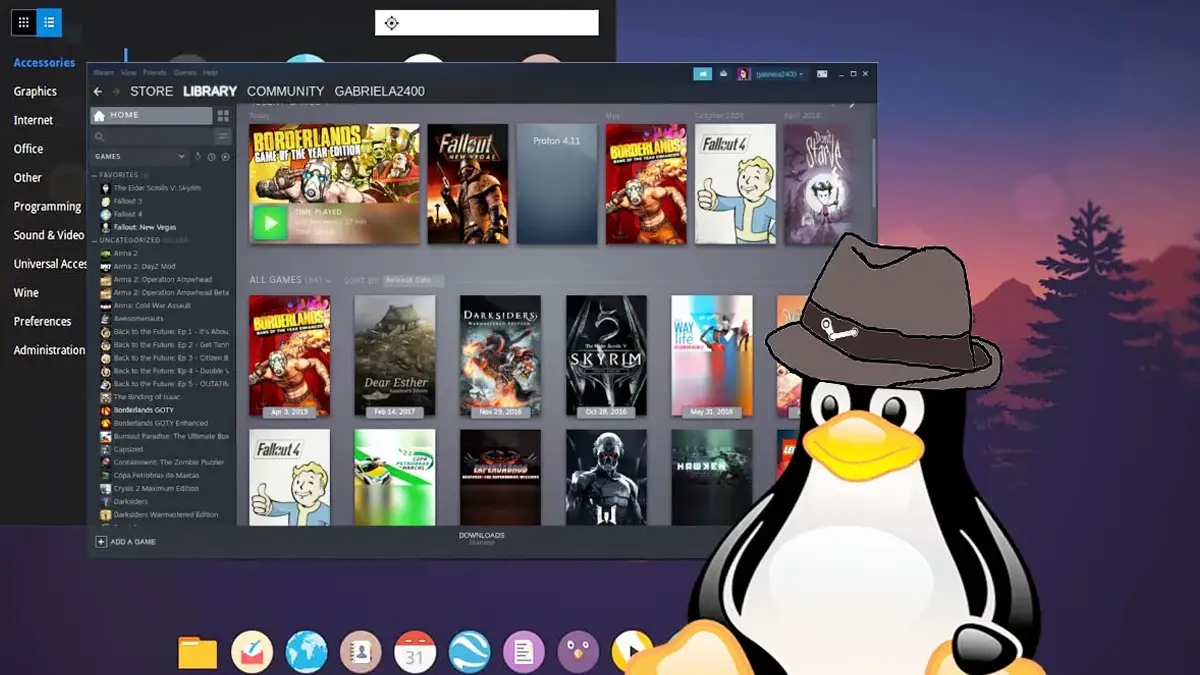 доля Linux в Steam 2025