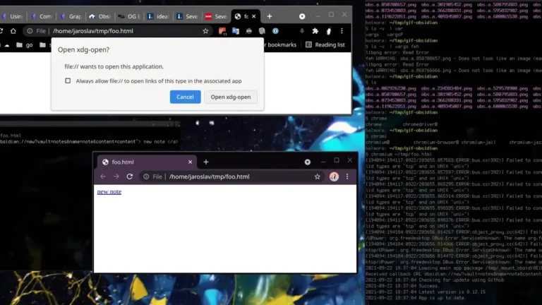 печать через XDG Portal в Chrome