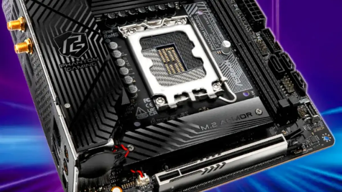 Mini-ITX плата с 4 слотами DDR5