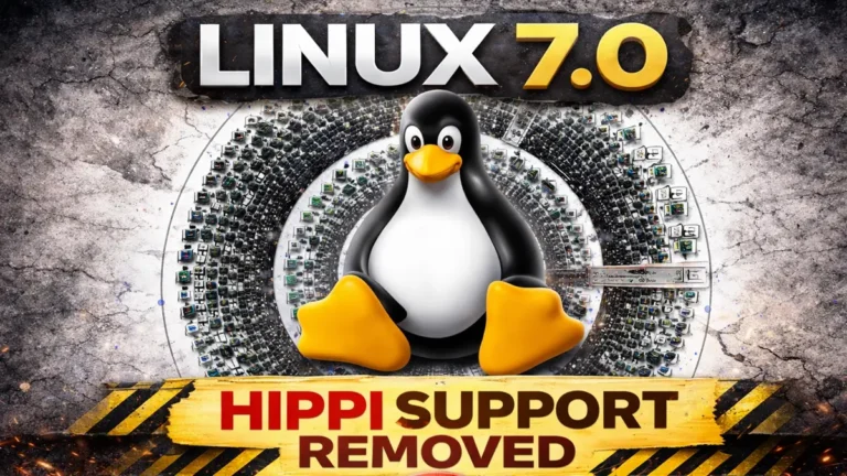 Linux 7.0 удаление HIPPI