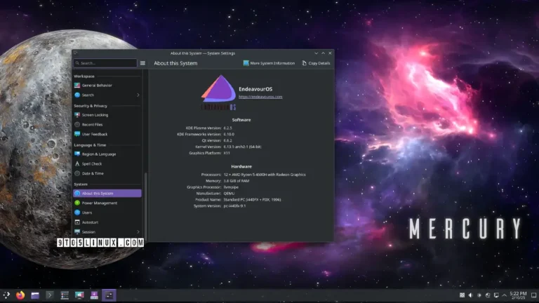 EndeavourOS 2026.01.12