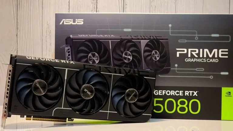 ASUS RTX 5080 EVO без vapor chamber