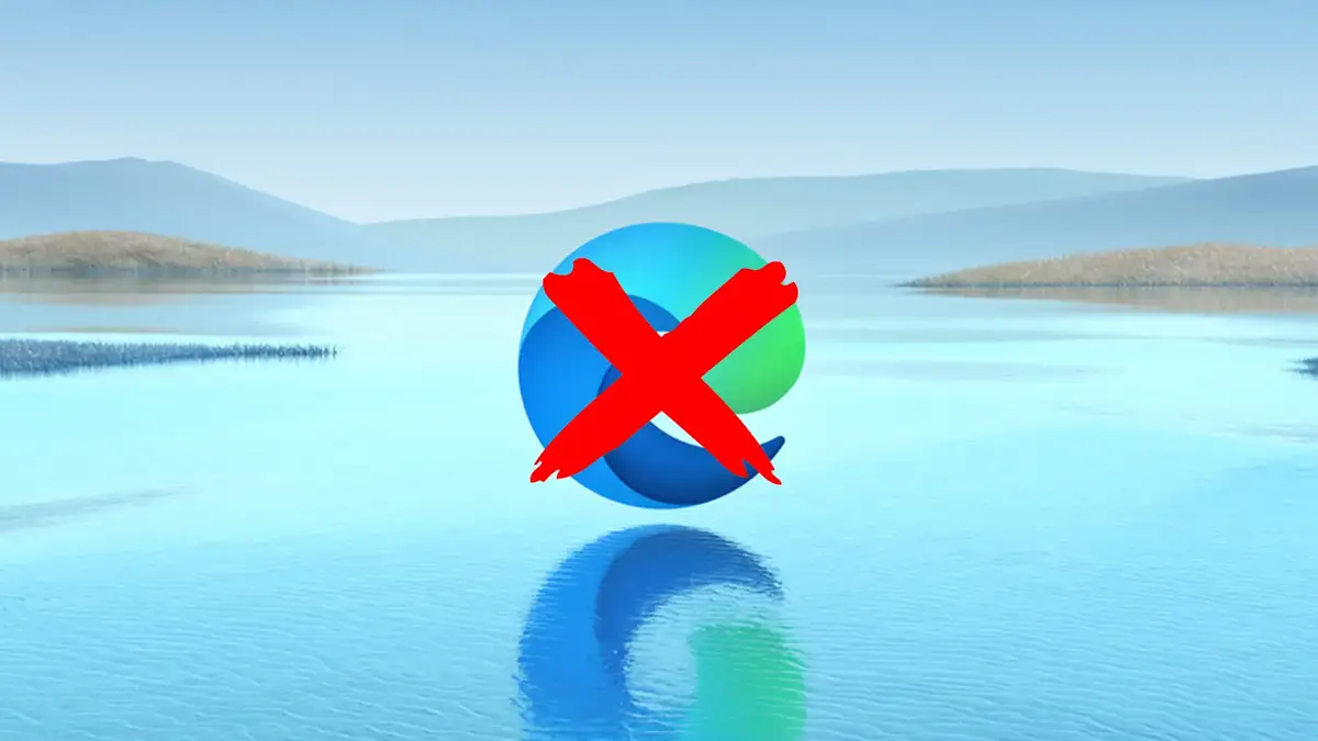 удали microsoft edge