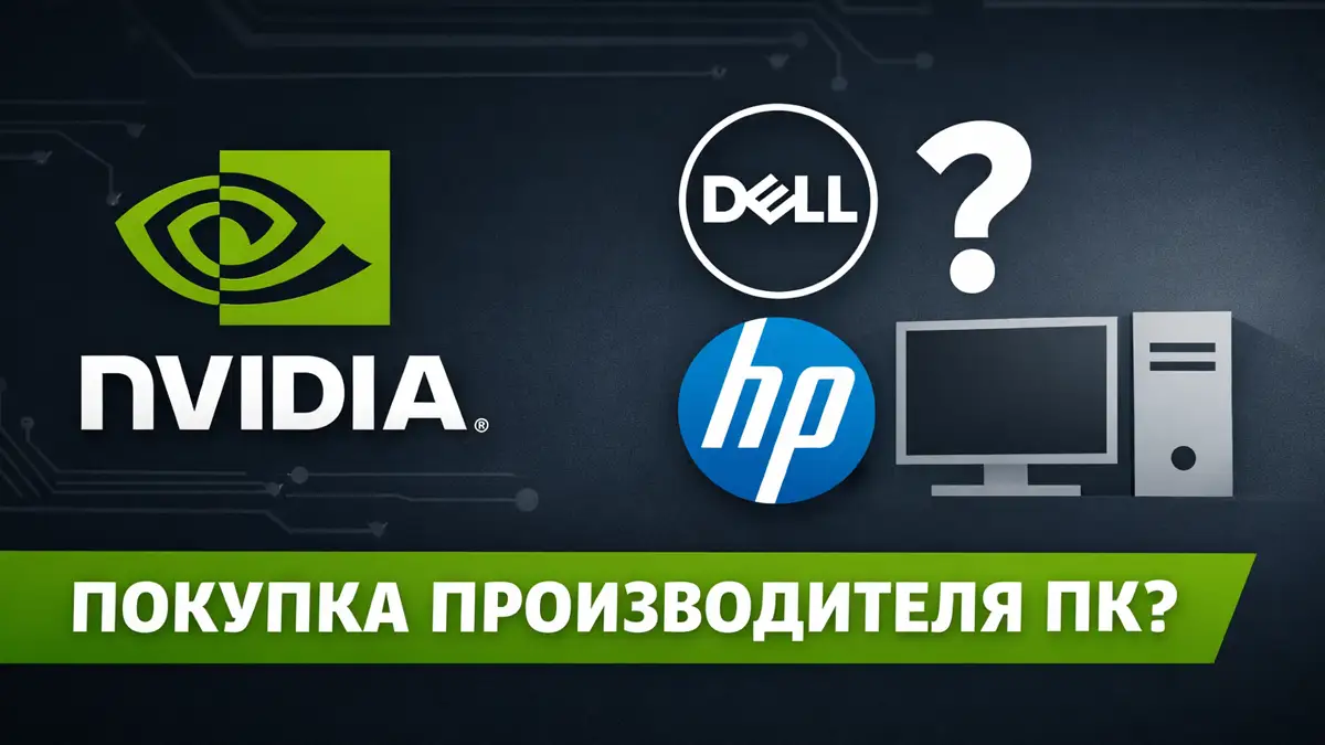 Nvidia покупка производителя ПК