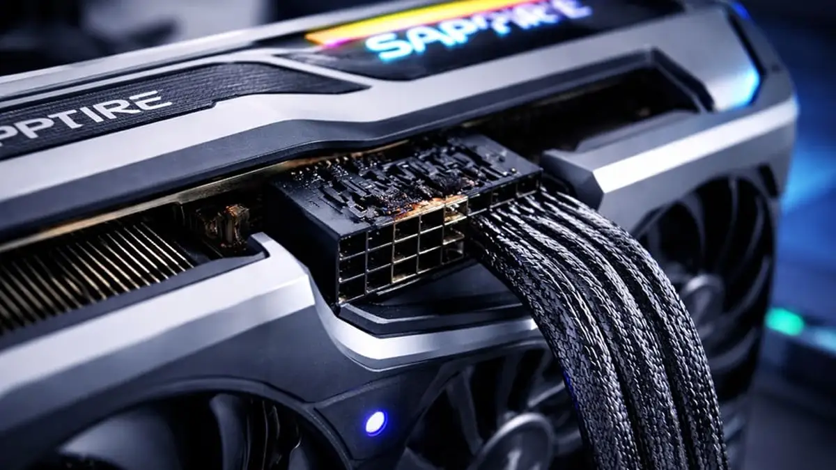 RX 9070 XT плавится разъём