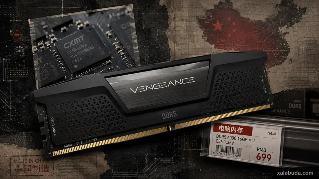Corsair DDR5 с памятью CXMT заметили в Китае
