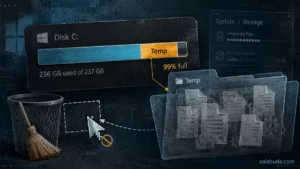 не удаляются временные файлы windows