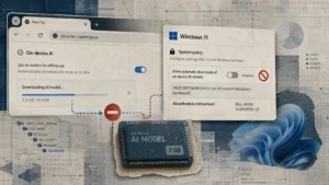 отключить загрузку AI-модели в Chrome