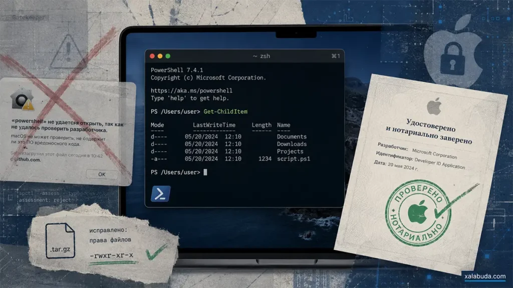 PowerShell на macOS