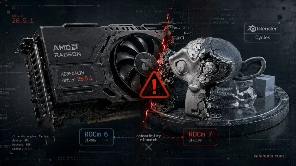 драйвер AMD 26.5.1 Blender