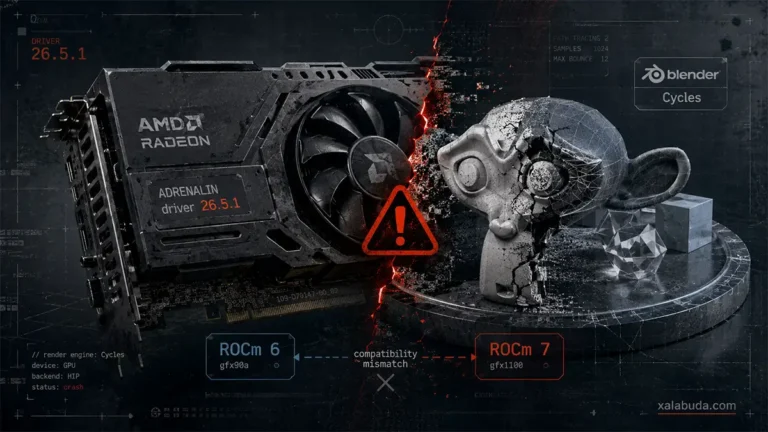 драйвер AMD 26.5.1 Blender