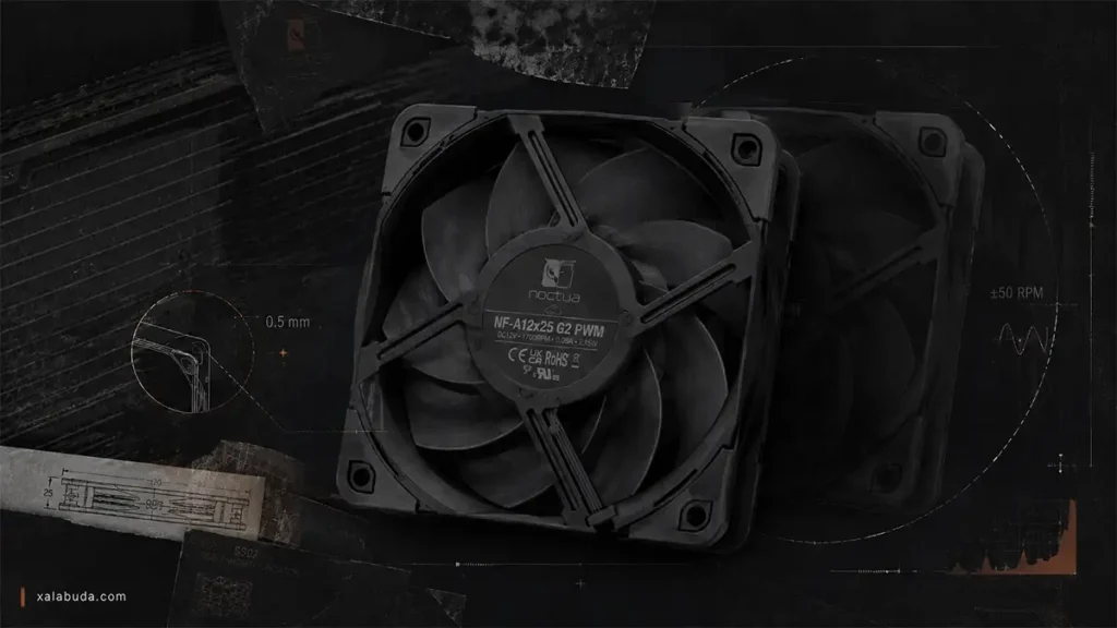 Noctua NF-A12x25 G2 chromax.black