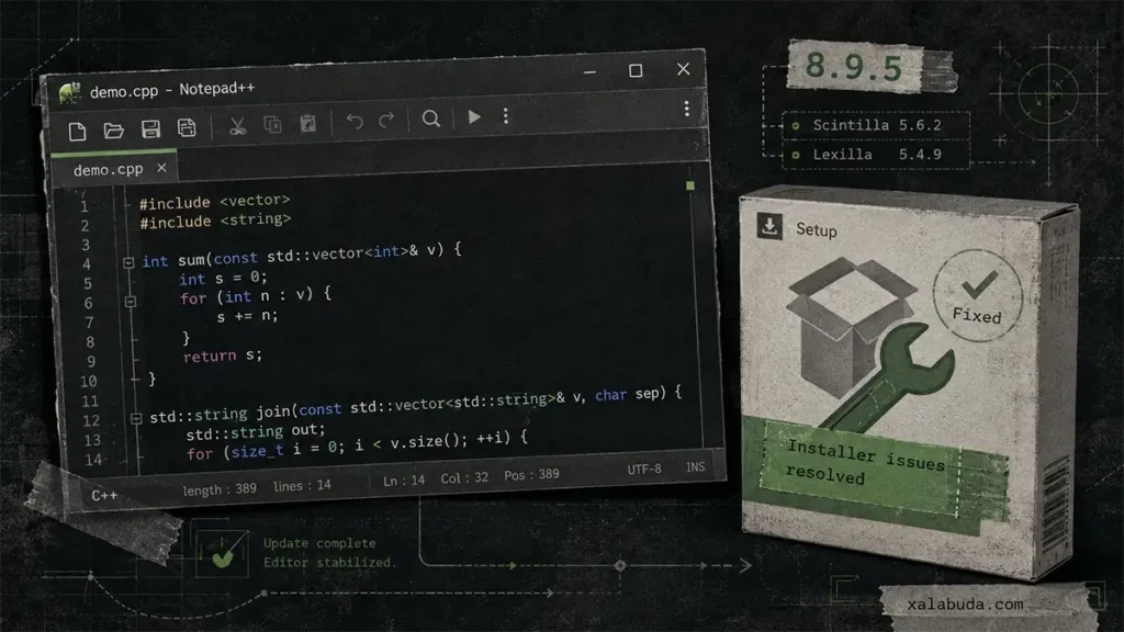 Notepad++ 8.9.5
