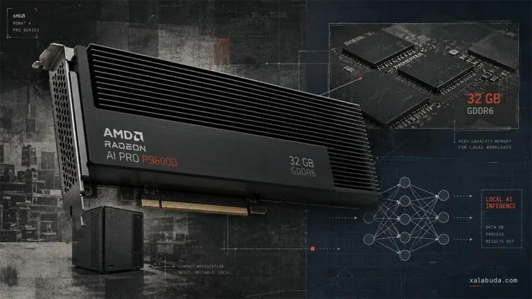 AMD Radeon AI PRO R9600D получила 32 ГБ VRAM