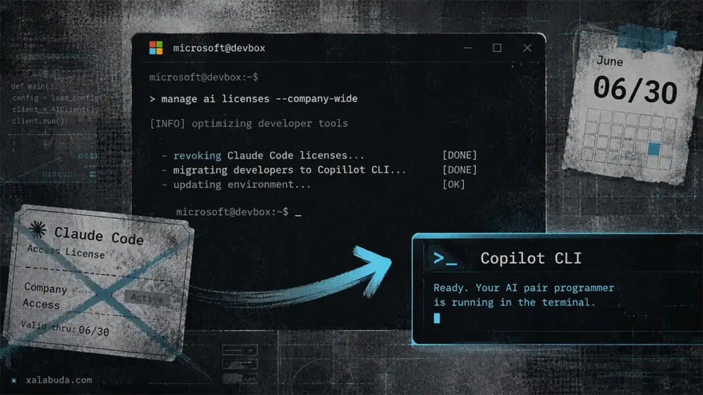 Microsoft отменяет лицензии Claude Code