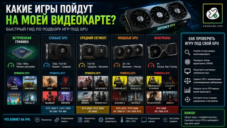 для каких игр видеокарта
