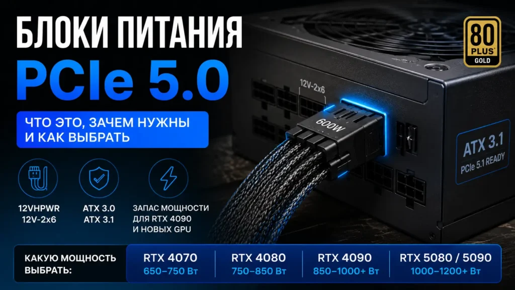 блоки питания pcie 5.0