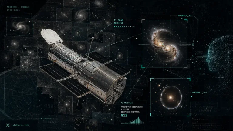 AI нашёл аномальные объекты в архиве Hubble
