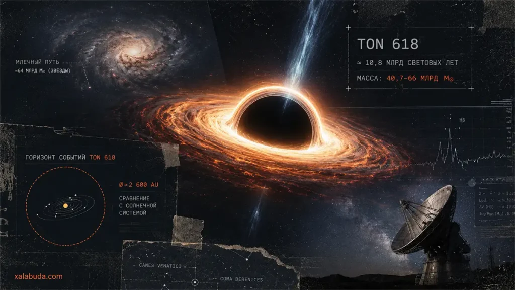 чёрная дыра TON 618