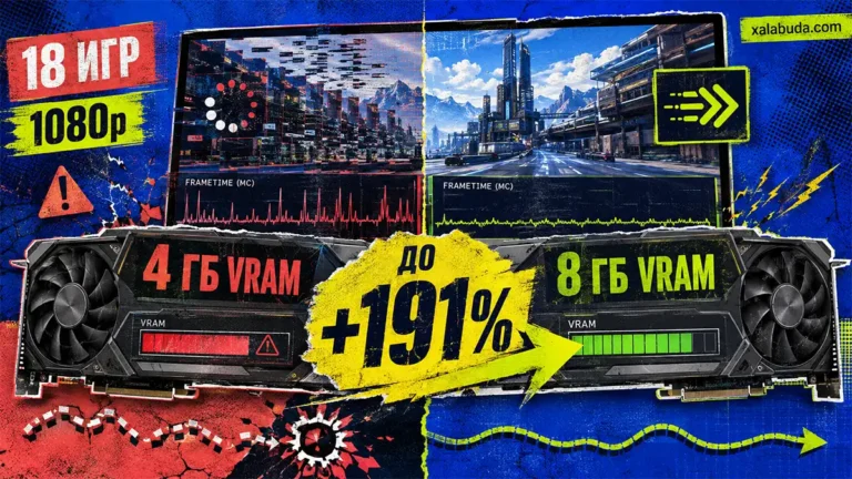 4 ГБ против 8 ГБ VRAM