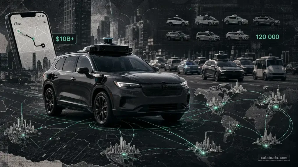 Uber инвестирует $10 млрд в роботакси