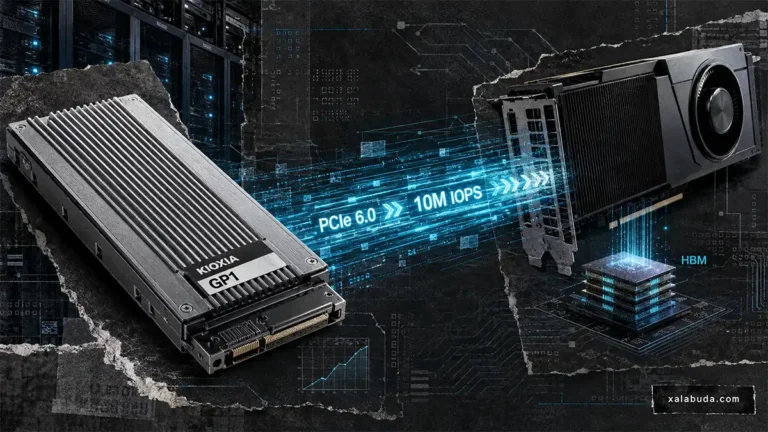 SSD Kioxia GP1 PCIe 6.0 para GPU