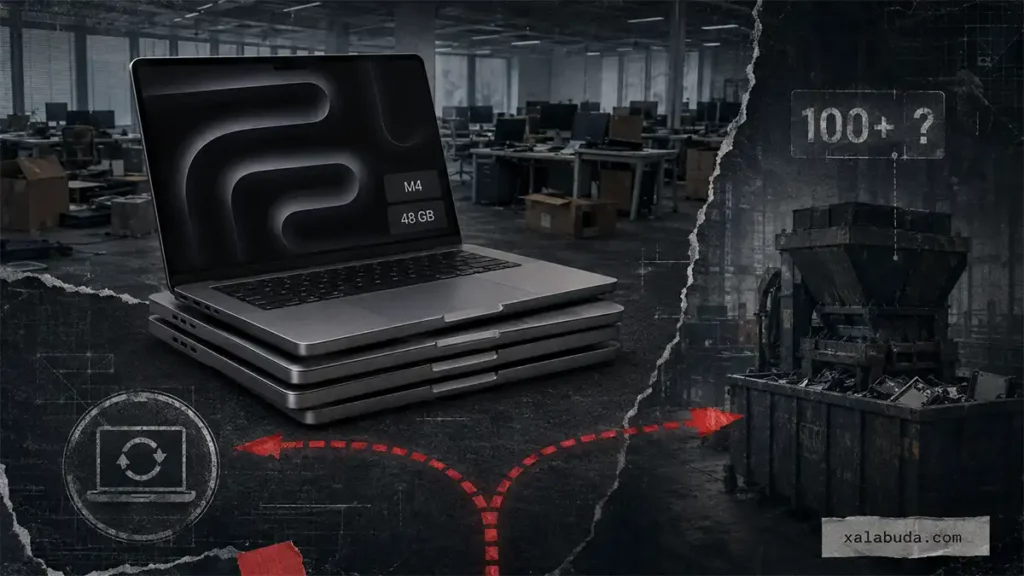 уничтожение MacBook Pro