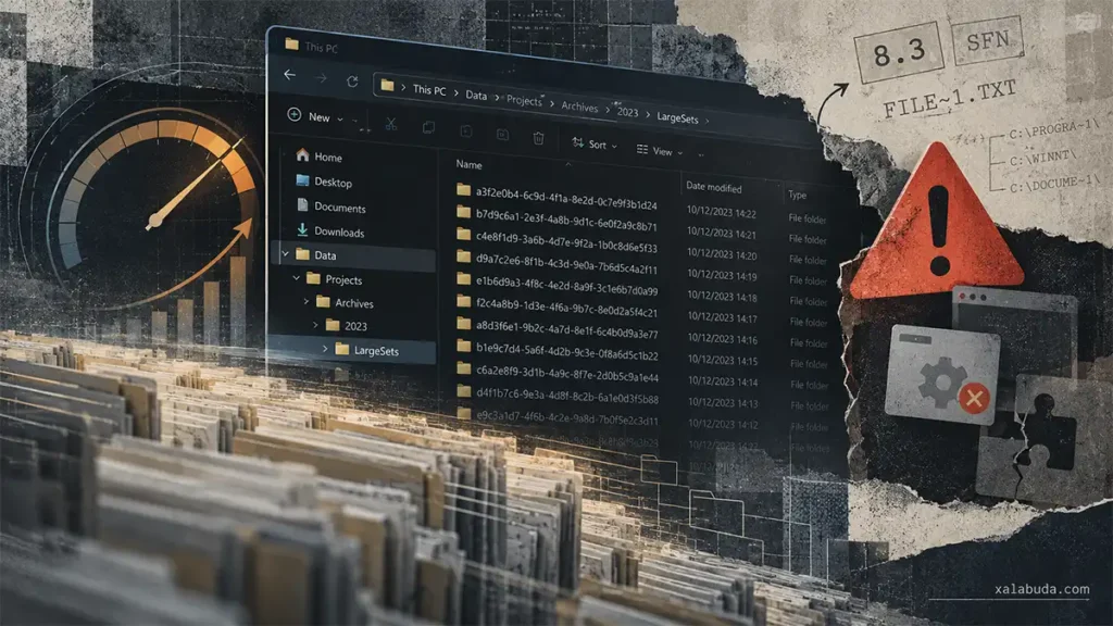 отключение 8.3 в Windows 11