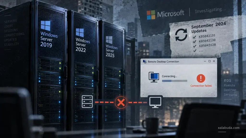 сбой Remote Desktop Services Windows Server