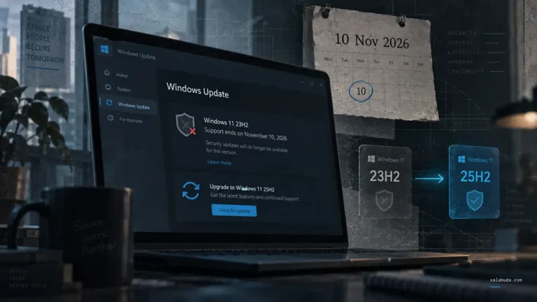 Windows 11 23H2 завершение поддержки
