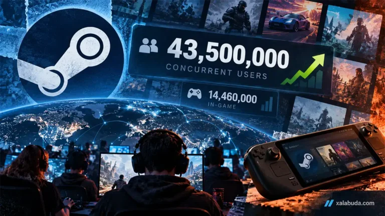 рекорд онлайна Steam