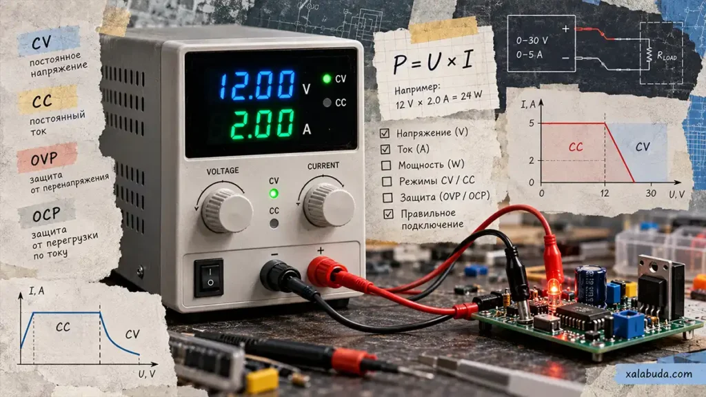 лабораторный блок питания