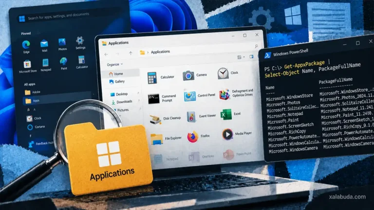 Windows carpeta aplicaciones menú Inicio