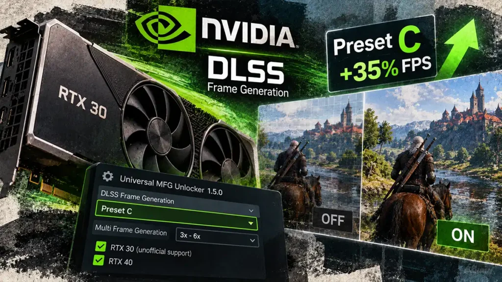 DLSS Frame Generation RTX 30