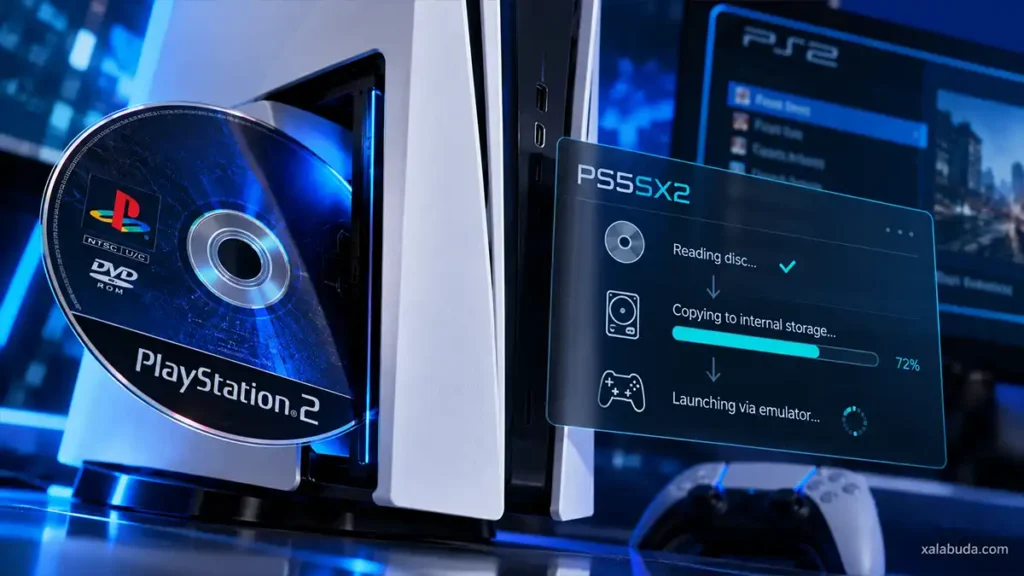диски PS2 на PS5