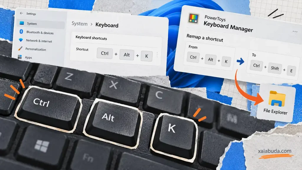 как изменить горячие клавиши в Windows 11